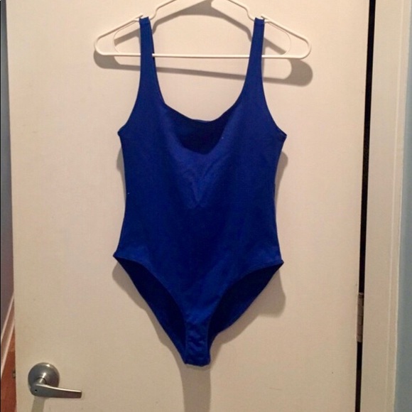 cobalt blue bodysuit